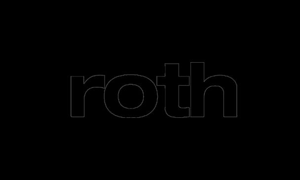 Logo der Firma Roth in schwarz-weiß.